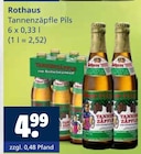 Getränkewelt Wuppertal - Tannenzäpfle Pils Angebot im Prospekt Tannenzäpfle Pils bei Getränkewelt im Wuppertal Prospekt für 4,99 €