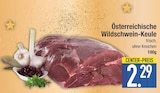 Österreichische Wildschwein-Keule Angebote bei E center Dachau für 2,29 €