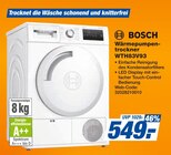 Wärmepumpentrockner WTH83V93 im Angebot bei expert in Nürnberg Wärmepumpentrockner WTH83V93 Angebote von BOSCH bei expert Nürnberg für 549,00 €
