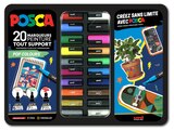 Posca - Pack de 20 marqueurs - pointes et couleurs pop assorties - POSCA dans le catalogue Bureau Vallée