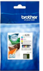 PACK DE 4 CARTOUCHES D’ENCRE LC426 - BROTHER en promo chez Bureau Vallée Colombes à 69,90 €