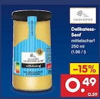 Delikatess-Senf mittelscharf von Haidhofer im aktuellen Netto Marken-Discount Prospekt