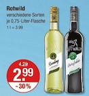 Riesling oder Dornfelder im V-Markt Prospekt Riesling oder Dornfelder von Rotwild im aktuellen V-Markt Prospekt für 2,99 €