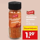 Wuerzmittel im Netto Marken-Discount Prospekt Muskatnuss gemahlen von Carat im aktuellen Netto Marken-Discount Prospekt für 1,29 €