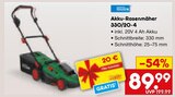 Aktuelles Akku-Rasenmäher 330/20-4 Angebot bei Netto Marken-Discount in Nürnberg ab 89,99 €
