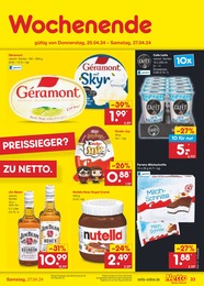 Netto Marken-Discount Nutella im Prospekt 