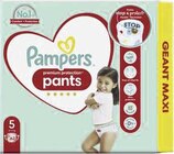 Culottes bébé premium protection - PAMPERS en promo chez Géant Casino Culottes bébé premium protection - PAMPERS dans le catalogue Géant Casino