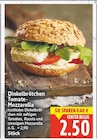 Aktuelles Dinkelbrötchen Tomate-Mozzarella Angebot bei E center in Berlin ab 2,50 €