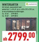 Wintergarten Angebote von Juskys bei Marktkauf Ibbenbüren für 2.799,00 €