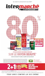 Intermarché Catalogue "80%  REMBOURSÉS EN BONS D'ACHAT SUR LE RAYON BEAUTÉ", 20 pages, Saint-Sornin-Leulac,  04/03/2025 - 16/03/2025