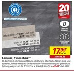 Laminat Dolomit beige von  im aktuellen toom Baumarkt Prospekt für 42,46 €