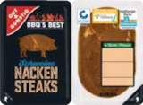 Schweine-Nackensteaks im EDEKA Prospekt Schweine-Nackensteaks von BBQ's Best im aktuellen EDEKA Prospekt für 3,99 €