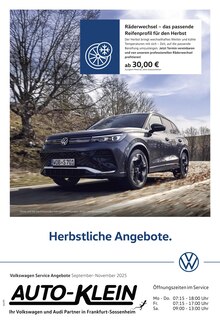 Aktueller Volkswagen Prospekt für Frankfurt (Main) mit  Seite