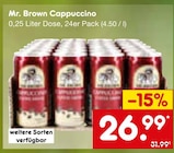 Cappuccino Angebote von Mr. Brown bei Netto Marken-Discount Nordhorn für 26,99 €