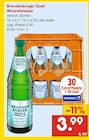 Mineralwasser von Brandenburger Quell im aktuellen Netto Marken-Discount Prospekt für 3,99 €