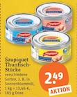 Thunfisch-Stücke Angebote von Saupiquet bei tegut Bietigheim-Bissingen für 2,49 €