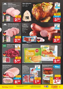 Fleisch im Netto Marken-Discount Prospekt "Aktuelle Angebote" mit 51 Seiten (Leipzig)