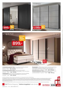 Bett im XXXLutz Möbelhäuser Prospekt "Schlafen Spezial" mit 8 Seiten (Aachen)
