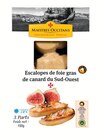 Escalopes de foie gras de canard du Sud-Ouest x3 - MAISTRES OCCITANS - Intermarché Super à La Rochelle Escalopes de foie gras de canard du Sud-Ouest x3 - MAISTRES OCCITANS en promo chez Intermarché Super La Rochelle à 8,95 €