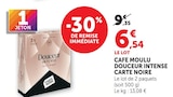 Café moulu douceur intense - CARTE NOIRE en promo chez Super U Tarbes à 6,54 €