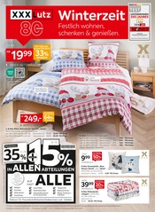 Kuscheldecke im XXXLutz Möbelhäuser Prospekt in Stade Aktueller XXXLutz Möbelhäuser Prospekt mit Kuscheldecke, "Winterzeit", Seite 1