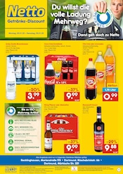 Aktueller Netto Marken-Discount Prospekt mit Coca Cola, "DER ORT, AN DEM DU IMMER AUSGEZEICHNETE PREISE FINDEST.", Seite 1