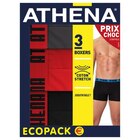 Boxers homme "Basic Color" - ATHENA en promo chez Carrefour Market Ajaccio à 14,99 €