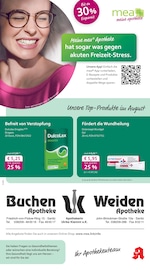 Aktueller mea - meine apotheke Apotheken Prospekt in Gnewitz und Umgebung, "Unsere August-Angebote" mit 4 Seiten, 01.08.2025 - 31.08.2025