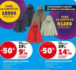 Coupe-vent enfant - U ESSENTIEL en promo à 9,95 € chez Hyper U Coupe-vent enfant - U ESSENTIEL dans le catalogue Hyper U