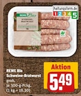Schweine-Bratwurst im Angebot bei nahkauf in Lörrach Schweine-Bratwurst Angebote von REWE Bio bei nahkauf Lörrach für 5,49 €