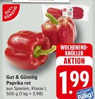 Paprika rot Angebote von Gut & Günstig bei E center Esslingen für 1,99 €