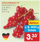 Johannisbeeren rot im Netto Marken-Discount Prospekt Johannisbeeren rot von im aktuellen Netto Marken-Discount Prospekt für 3,33 €