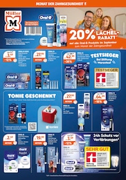 Oral b im Müller Prospekt Oral b im Müller Prospekt "Aktuelle Angebote" auf Seite 13