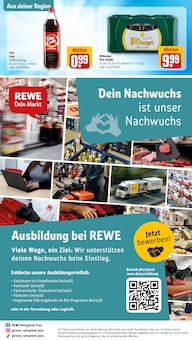 Bitburger im REWE Prospekt "Dein Markt" mit 30 Seiten (Dormagen)