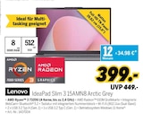 IdeaPad Slim 3 15AMN8 Arctic Grey bei MEDIMAX im Mettmann Prospekt für 399,00 €