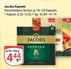 Aktuelle Jacobs Angebote bei GLOBUS in Erfurt Aktuelles Kapseln Angebot bei GLOBUS in Erfurt ab 4,44 €