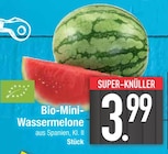 Melone im EDEKA Prospekt Bio-Mini-Wassermelone im aktuellen EDEKA Prospekt für 3,99 €