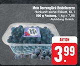 Heidelbeeren bei E center im Zeil Prospekt für 3,99 €