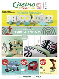 Prix et réduction Bricolage dans le prospectus Géant Casino en cours Offre Bricolage dans le catalogue Géant Casino du moment à la page 1
