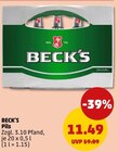 Pils Angebote von BECK'S bei Penny Künzell für 11,49 €
