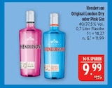 Original London Dry Gin im Angebot bei Marktkauf in Bautzen Original London Dry Gin Angebote von Henderson bei Marktkauf Bautzen für 9,99 €