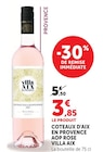 Coteaux d'Aix en Provence AOP Rosé à Super U dans Héric