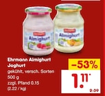 Almighurt Joghurt im Angebot bei Netto Marken-Discount in Kempen Almighurt Joghurt Angebote von Ehrmann bei Netto Marken-Discount Kempen für 1,11 €