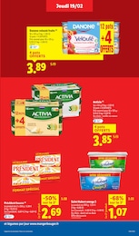 Prix et réduction Yaourt vanille dans le prospectus Lidl en cours Offre Yaourt vanille dans le catalogue Lidl du moment à la page 15