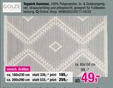 Teppich Summer Angebote von Golze bei Opti-Wohnwelt Neubrandenburg für 165,00 €