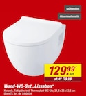 Wand-WC-Set „Lissabon“ im Angebot bei toom Baumarkt in Ravensburg Wand-WC-Set „Lissabon“ Angebote bei toom Baumarkt Ravensburg für 129,99 €