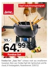 Fondue-Set von Spring im aktuellen Segmüller Prospekt für 64,99 €