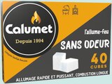 Cubes Allume-Feu Sans Odeur X40 - Calumet - Intermarché Hyper à Miramas Cubes Allume-Feu Sans Odeur X40 - Calumet en promo chez Intermarché Hyper Miramas à 0,45 €