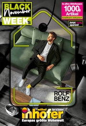 Aktueller Möbel Inhofer Möbel & Einrichtung Prospekt für Offingen: BLACK NOVEMBER WEEKS mit 16} Seiten, 12.11.2025 - 22.11.2025