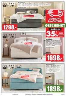 Boxspringbett im aktuellen Möbel Mahler Siebenlehn Prospekt (Leipzig) Boxspringbett im Möbel Mahler Siebenlehn Prospekt "MEGALANGE EINKAUFSWOCHE MIT VERKAUFSOFFENEM SONNTAG" mit 16 Seiten (Leipzig)